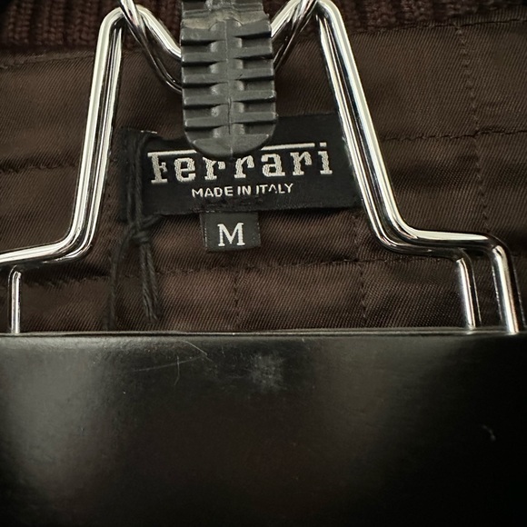 NWT Ferrari premium leather bomber jacket - Picture 3 of 7